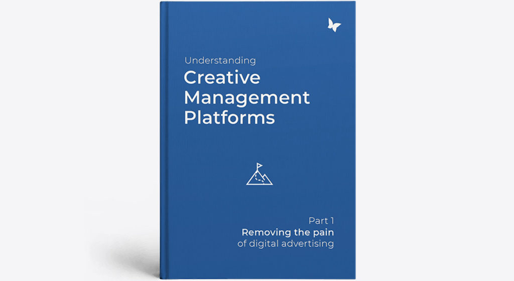 E-book about Understanding Creative Management Platforms blue