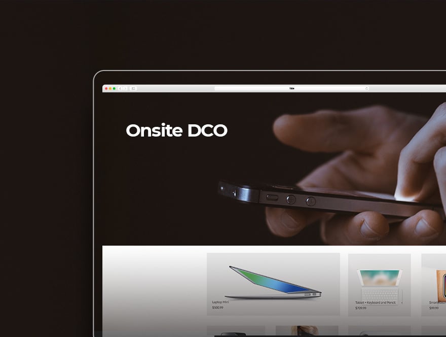 Onsite DCO: The next step for dynamic creative optimisation and e-commerce?