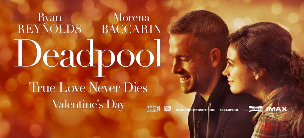 Deadpool love Valentine's Day advertising