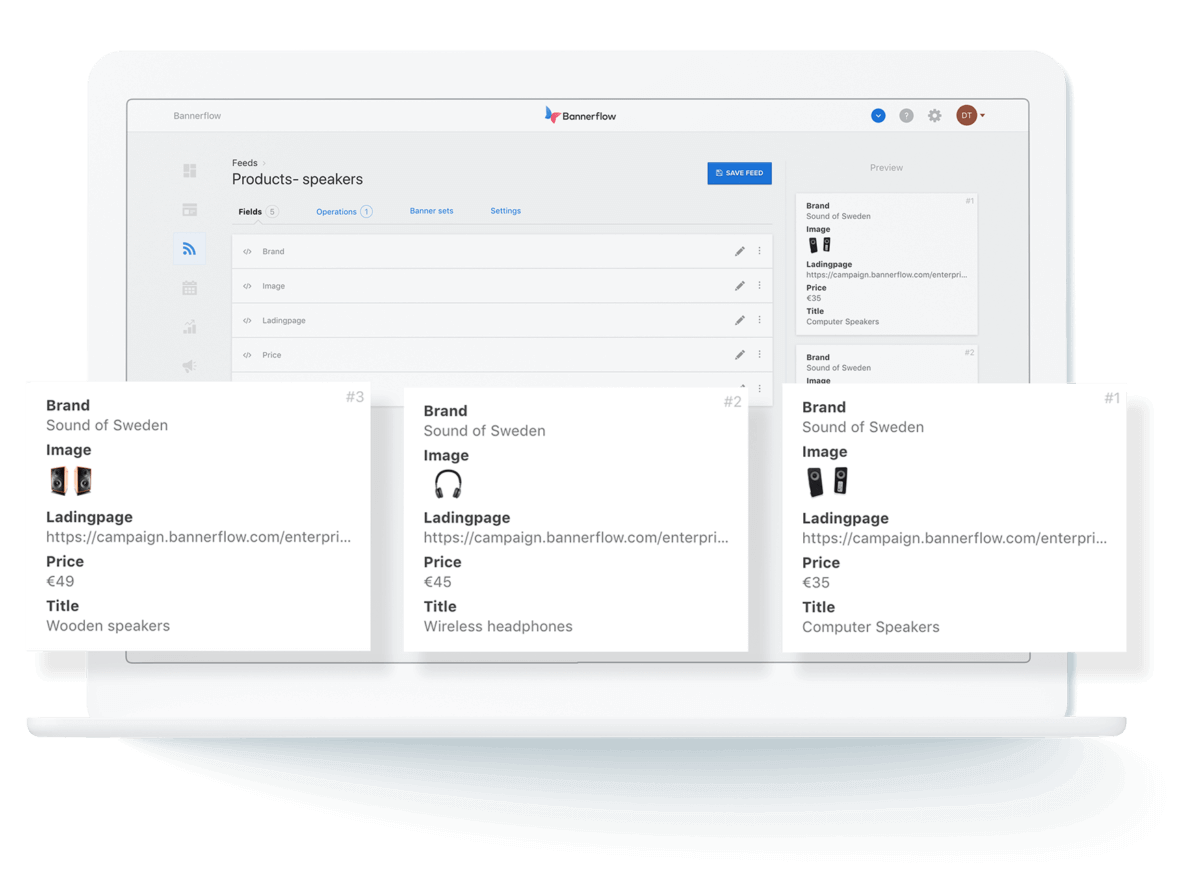 Dynamic travel display ads in Bannerflow