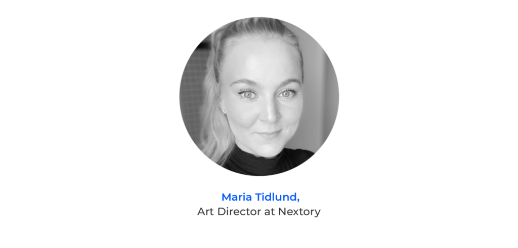 Maira Tidlund art director Nextory