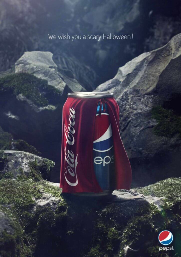 Halloween banner by Pepsi