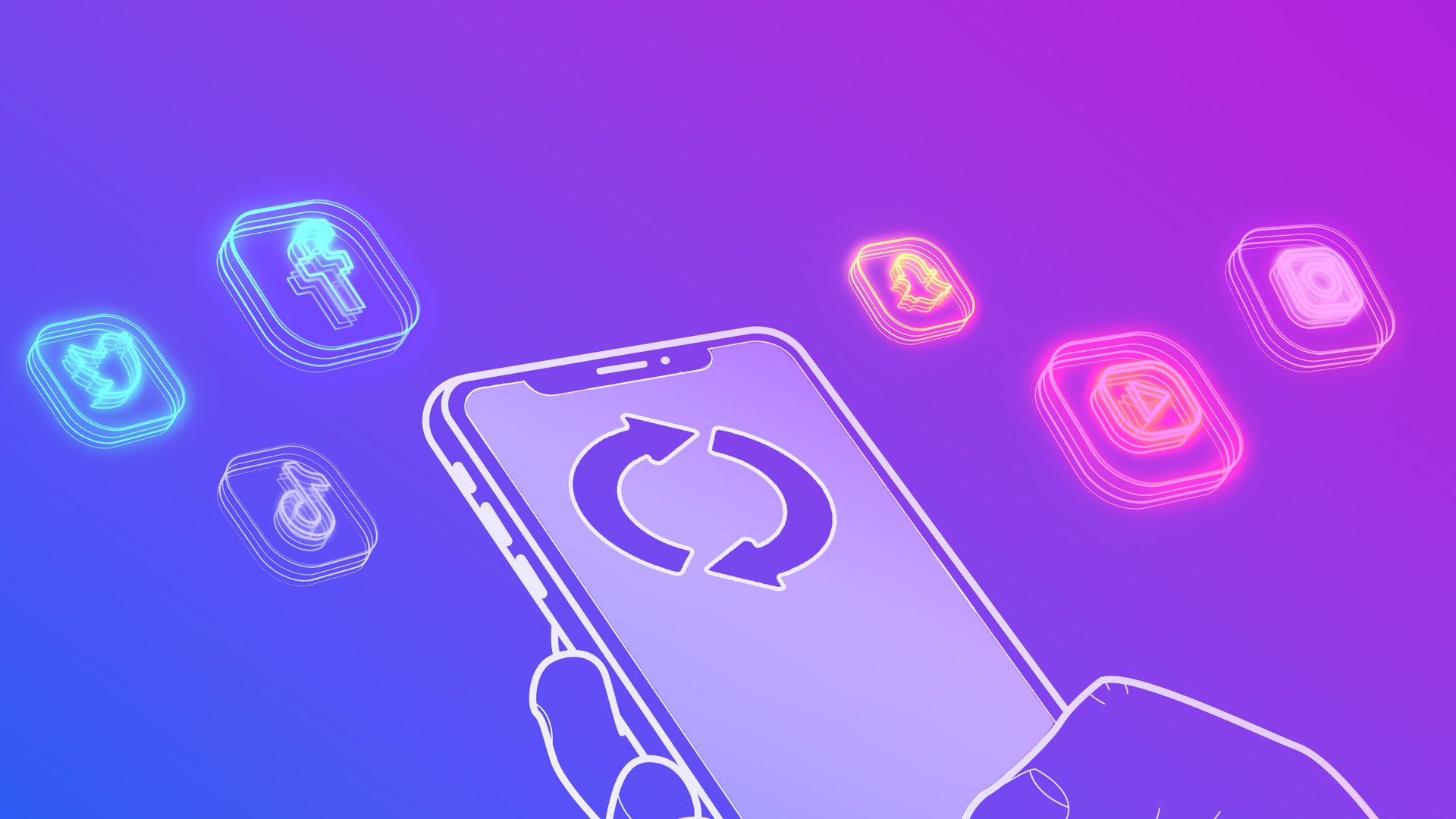 phone-purple-background