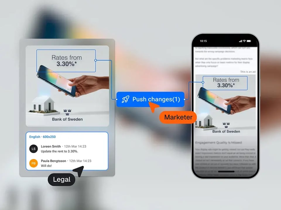 Bannerflow real time campaign management for finance companies