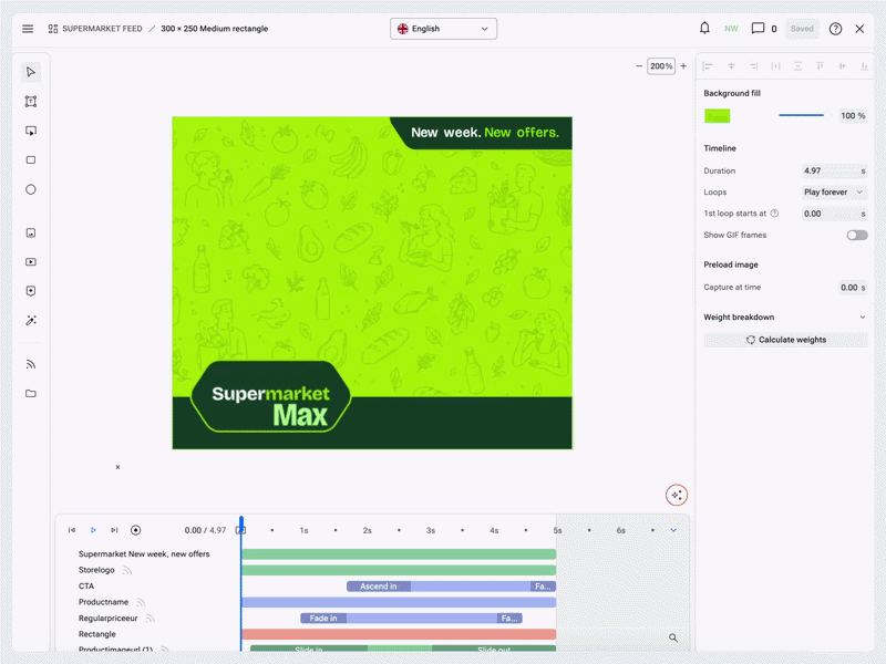Supermarket – Scale ads to all formats