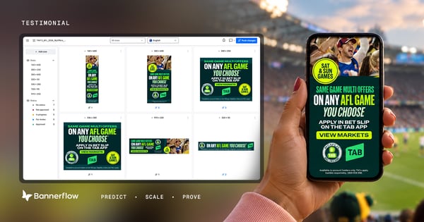 tabcorp ad on phone