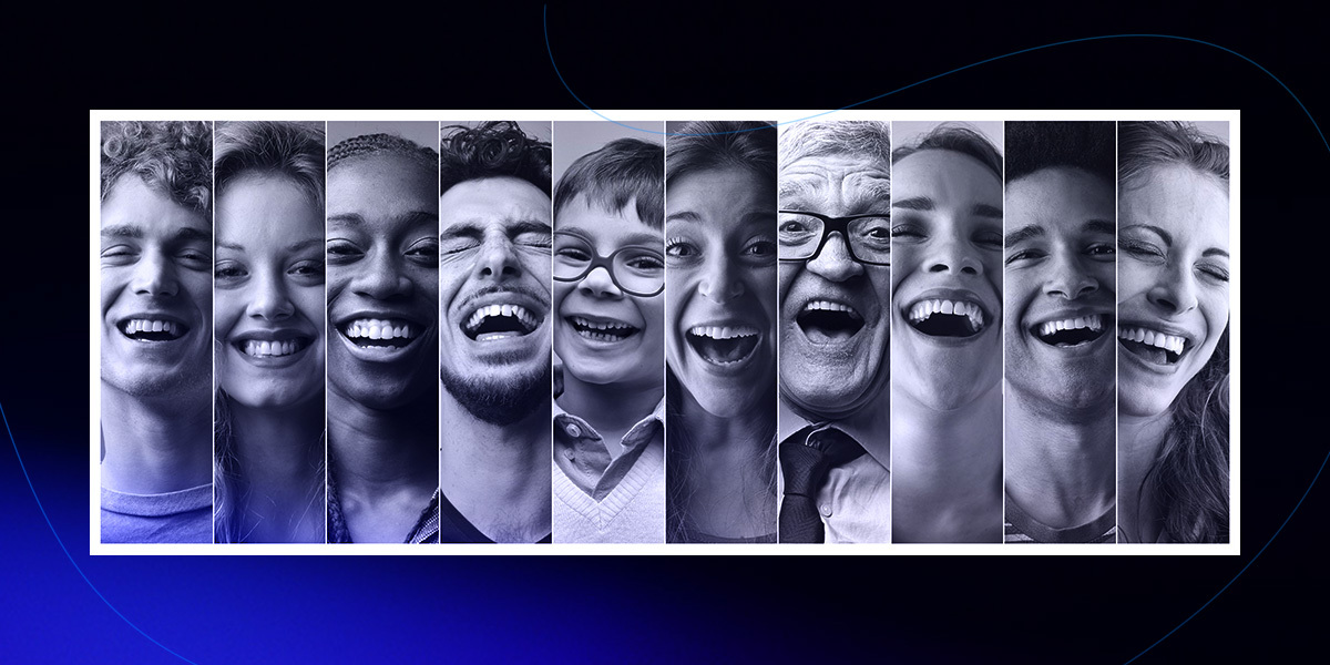 people-laughing-blue-background